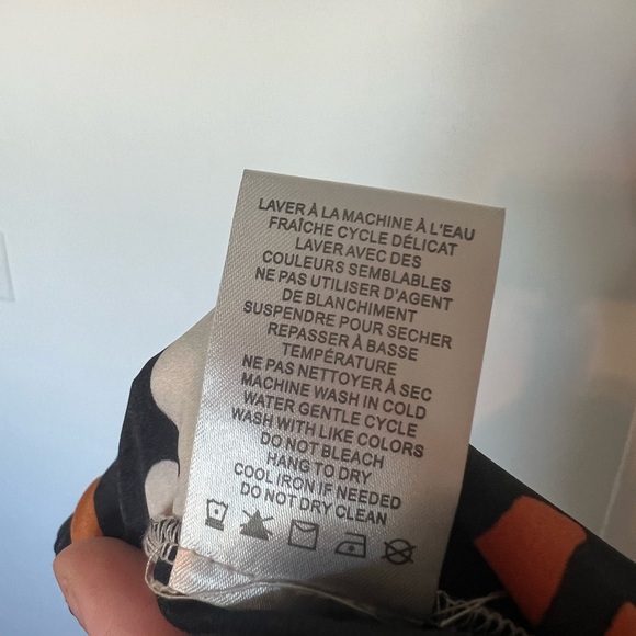 Rachel Zoe Silky Boho Wide Leg Pants Size Medium Bold Floral Leaf Print - Picture 6 of 7